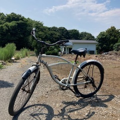 【取引中】ビーチクルーザー　パンクなしで使えます　条件あり