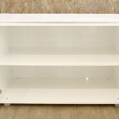 (Y)北大前! 札幌 引取 cassina/カッシーナ フラットキャビネット ホワイト 3段ドロアー+2ドア+3段ドロアー 256FLAT 収納 チェスト 大理石