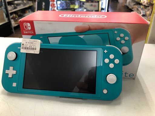 任天堂 Nintendo スイッチライト switchLite ターコイズ HDH-001　ポータブル 持ち運び ゲーム テレビゲーム テレビ　ファミリー テレビサカイ 堺市 石津 ジャングルジャングル石津店