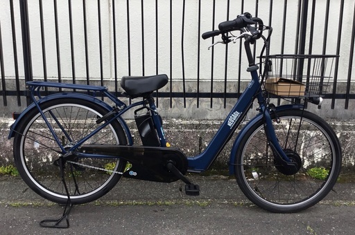 ＜超美品＞イオンのネオサージュe・24インチ電動アシスト自転車・内装3段変速・LEDライト・紺色