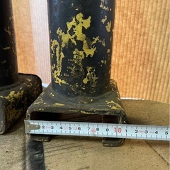 ⑭ビシャモン リフトアタッチメント 足ゲタ延長台/2個/車整備 /ガード付き/リフト用フレーム/柱リフト/カーメンテナンス/フレームパッド 