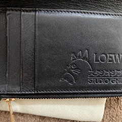 本物 ロエベとジブリのコラボの財布 世界に一つしかない逸品