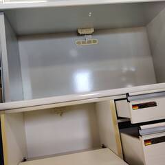 8/14商談中【愛品倶楽部柏店】古賀家具工業 2枚スライド扉キッチンボード ムーアWH-120