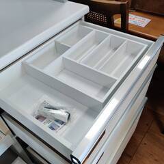 8/14商談中【愛品倶楽部柏店】古賀家具工業 2枚スライド扉キッチンボード ムーアWH-120