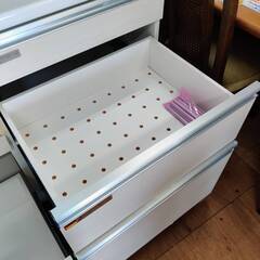 8/14商談中【愛品倶楽部柏店】古賀家具工業 2枚スライド扉キッチンボード ムーアWH-120