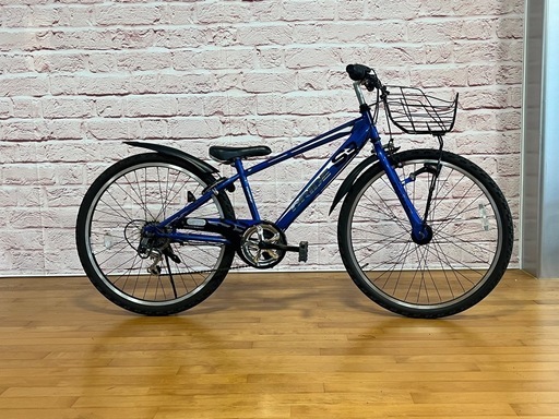 【子供用】整備済 CBA 26型 ドライドS3 中古 子供用自転車身長 135cm程度から小学生まで 青色 \u003c自転車のオオムラ 静岡店\u003e
