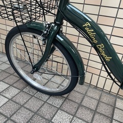 【美品】自転車　折りたたみ自転車　6段変速