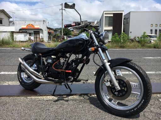 福山市 瀬戸町 ホンダ マグナ50 AC13 実働 書類付き 吹け上がり良好 二本出しマフラー 通勤 通学 カスタムベースにも アメリカン ジャズ