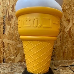 a(6588) 直接お引き取り歓迎!ソフトクリーム 日世コーン 電飾看板 ソフトスタンド ライト 100V 12W 50/60Hz 店舗用