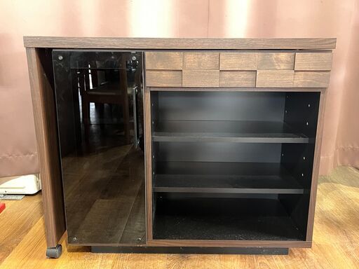 家具 生活家具 GART　キッチンワゴン　ダークブラウン