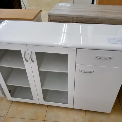★ジモティ割あり★  ミドルレンジボード 白 H119×D42×W88 クリーニング済み OJ5172