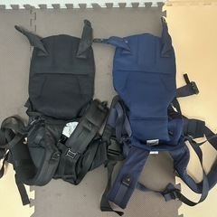 中古・美品】おまけ付き アンジェレッテ 抱っこ紐(ネイビー)