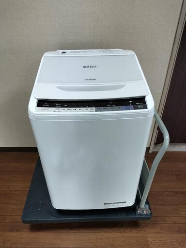 HITACHI　ビートウォッシュ　洗濯機　8kg　BW-V80A　2016年製