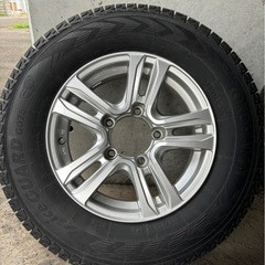 JB74ジムニーシエラに装着　　スタッドレス付きアルミホイール
