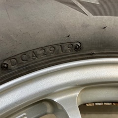 225/65R17超バリ山スタッドレスタイヤ付きホイール4本　ハリアー、エクストレイル、エルグランド、CX-5等　ランクB