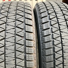 225/65R17超バリ山スタッドレスタイヤ付きホイール4本　ハリアー、エクストレイル、エルグランド、CX-5等　ランクB