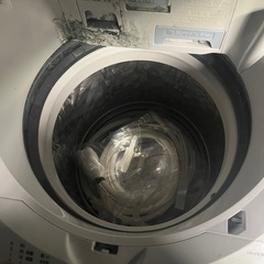 SHARP 電気洗濯乾燥機 ES-TX8E 洗濯機 縦型 全自動洗濯機 2021年製 8kg 