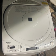 SHARP 電気洗濯乾燥機 ES-TX8E 洗濯機 縦型 全自動洗濯機 2021