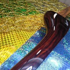 現品販売B1 (送料無料)25.000円　沖縄三線専用　紫檀棹スンチー塗り唄口付き 現品販売B1 (送料無料)25.000円 沖縄三線専用 紫檀棹スンチー塗り唄口