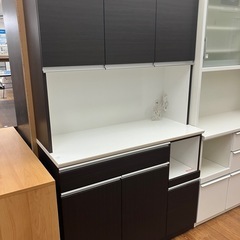 レンジボード 3枚扉 ブラウン 38,500円