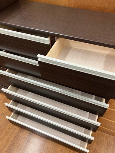 ニトリ　ハイチェスト　ダークブラウン ニトリ ハイチェスト ダークブラウン