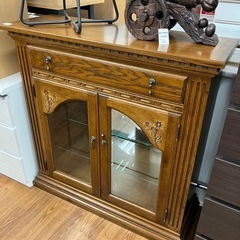 希少　HAYAMA 葉山ガーデン　木製　キャビネット ガラス扉付き 希少 HAYAMA 葉山ガーデン 木製 キャビネット ガラス扉付き 希少