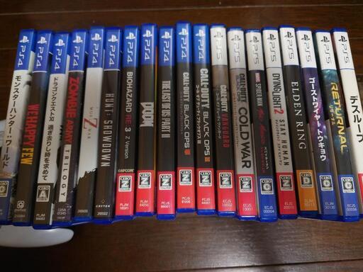 急募！PS4、PS5ゲームソフト　19本！