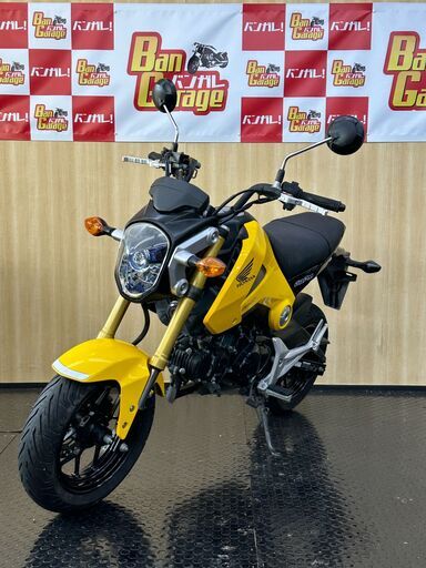 [ローン可][3カ月保証付]ホンダ　HONDA 　グロム　GROM　7651km　JC61　 エンジンオイル・バッテリー新品交換   無料配送エリア有り　ナンバー登録代行受付中　バンガレージ京都