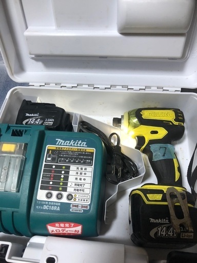 マキタ14vインパクトドライバTD136D中古、オリジナルハウジング