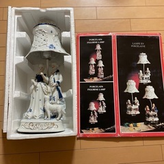 未使用　インテリアランプ　PORCELAIN FIGURINE ...