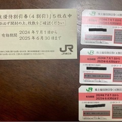 JR東日本　4割引券　お値下げ
