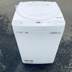 シャープ 全自動電気洗濯機 ES-GE6B-W