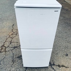 シャープ　ノンフロン冷凍冷蔵庫　SJ-D14D-W