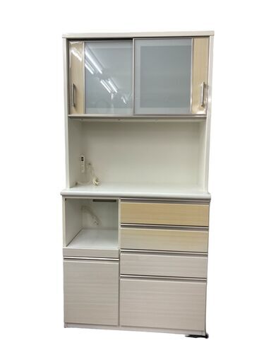 ニトリ 食器棚 レンジボード W100×D50×H206cm 引き取り限定 神奈川県横須賀市