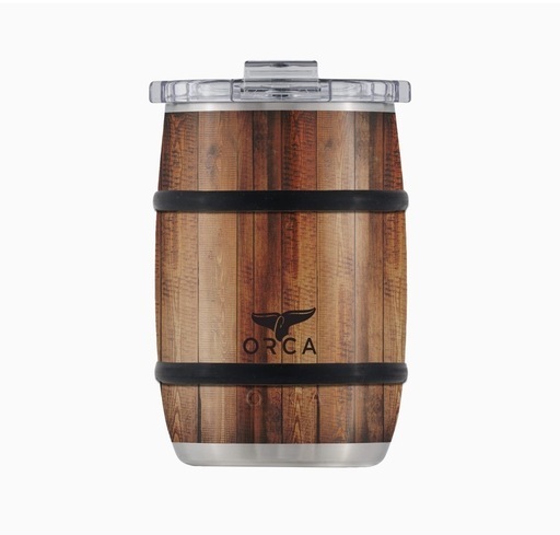 【新品】日本未発売 ORCA タンブラー 12oz(約354ml) ウイスキー樽　Oakカラー