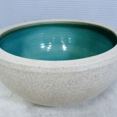 陶器 睡蓮鉢　水鉢　メダカ鉢　金魚鉢 ハス鉢 茶碗蓮鉢 ビオトープ スイレン鉢おしゃれ　庭　モダン　水あふれ防止小穴有　信楽焼かも