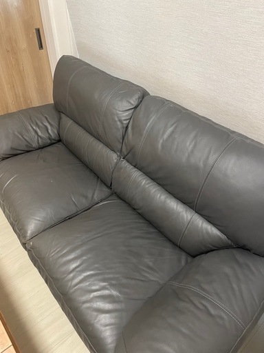 最終値下げ中！本革のソファー