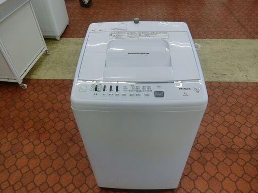 ID 178380　洗濯機7K　日立　２０２１年　NW-Z70E7