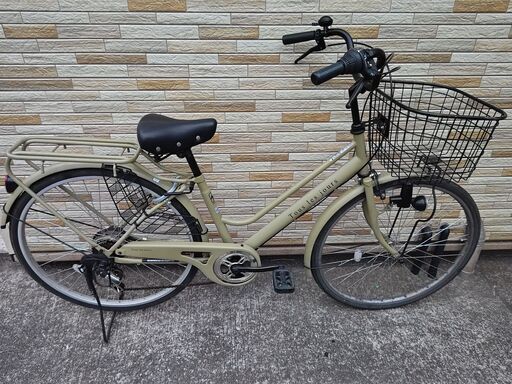 自転車 6段変速 26インチ LEDブロックダイナモ 軽整備済み 防犯登録対応 町田市 相模原市 MM356