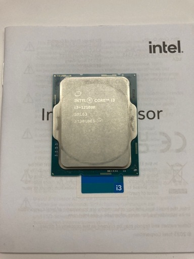 core i3 12100F 動作確認済インテルCPU