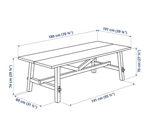 IKEA スコグスタ テーブル 180×101