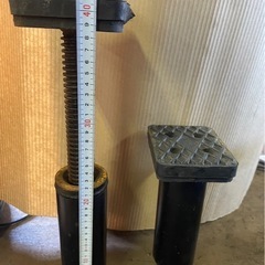 ㉔ビシャモン リフトアタッチメント 新型足ゲタ/2個/車整備 /ガード付き/リフト用フレーム/柱リフト/カーメンテナンス/フレームパッド/バラ売り