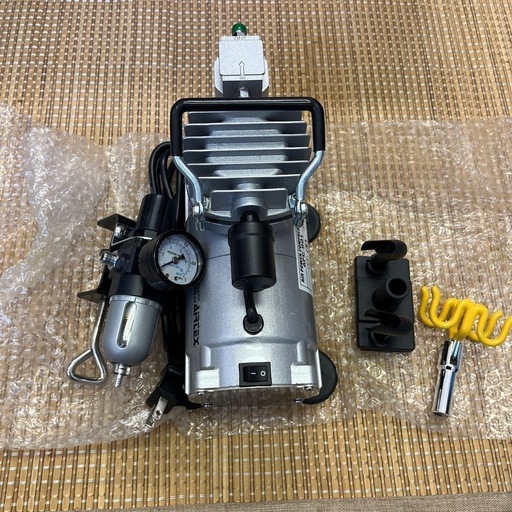 AIRTEX コンプレッサー エアパワーネイルバリューセット付属品多数