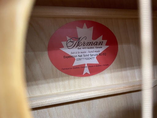 Norman Expedition Nat Solid Spruce SG EQ エレアコ Norman