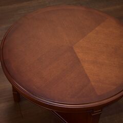 ヤ取終了8/23】≪yt1536ジ≫ maruni/マルニ木工 円形サイドテーブル