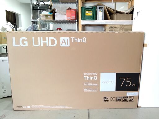 展示品・使用感無し・完備品】LG 75インチ 4K 液晶テレビ 75UR7500PJC