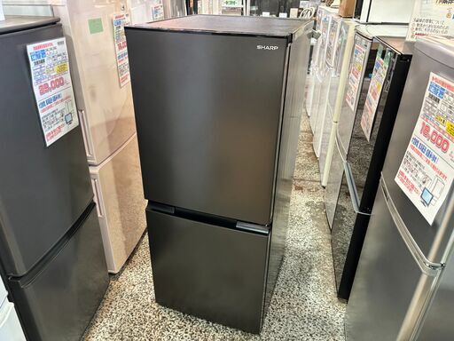 ✨安心の除菌洗浄済✨SHARP 2024年製 152L 2ドア冷蔵庫 SJ-D15K-H【愛市IR016981-104】