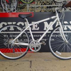 中古　クロスバイク 白