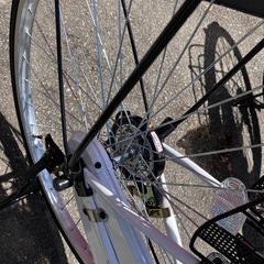🚲21TECHNOLOGY🚲26インチ🚲自転車🚲新品未使用🚲ママチャリ🚲鍵付き🚲ホワイト🚲No.933　※現金、クレジット、スマホ決済対応※