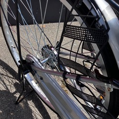 💨21TECHNOLOGY💨26インチ💨自転車💨新品未使用💨ママチャリ💨鍵付き💨シルバー💨No.934 ※現金、クレジット、スマホ決済対応※